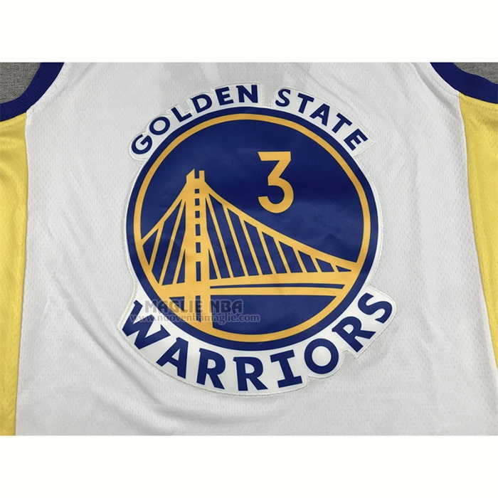 Maglia
 Jordan Poole NO 3 Golden State Warriors Association 2022-23 Bianco
